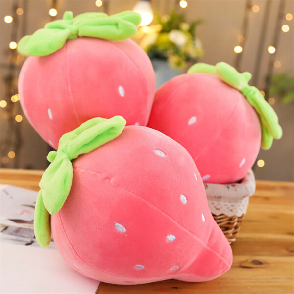 Cute Strawberry Fruit Plush Pillow Toy