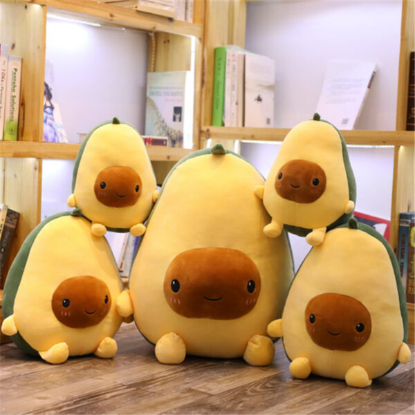 Cute Huggable Avocado Fruit Plush Cushion Pillow Doll Toy