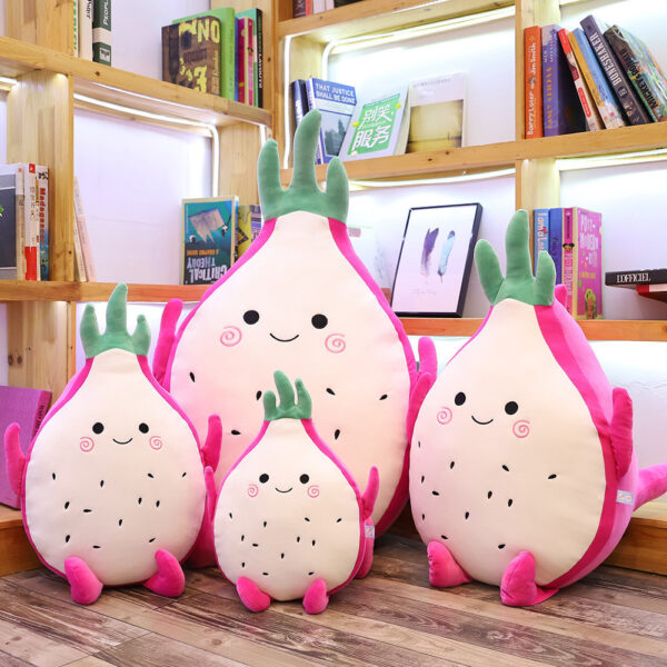 Adorable Dragon Fruit Plush Pillow Toy