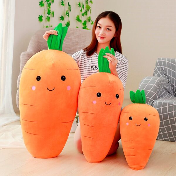 Carrot Soft Cuddly Plush Hug Pillow